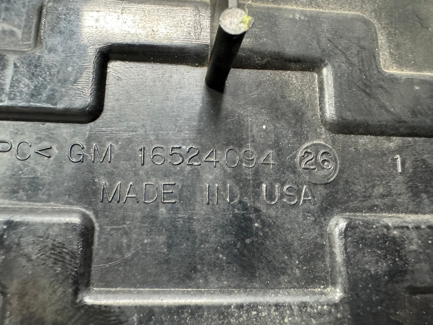 1997-2004 CORVETTE C5 REAR LICENSE PLATE BRACKET 16524094 #L268