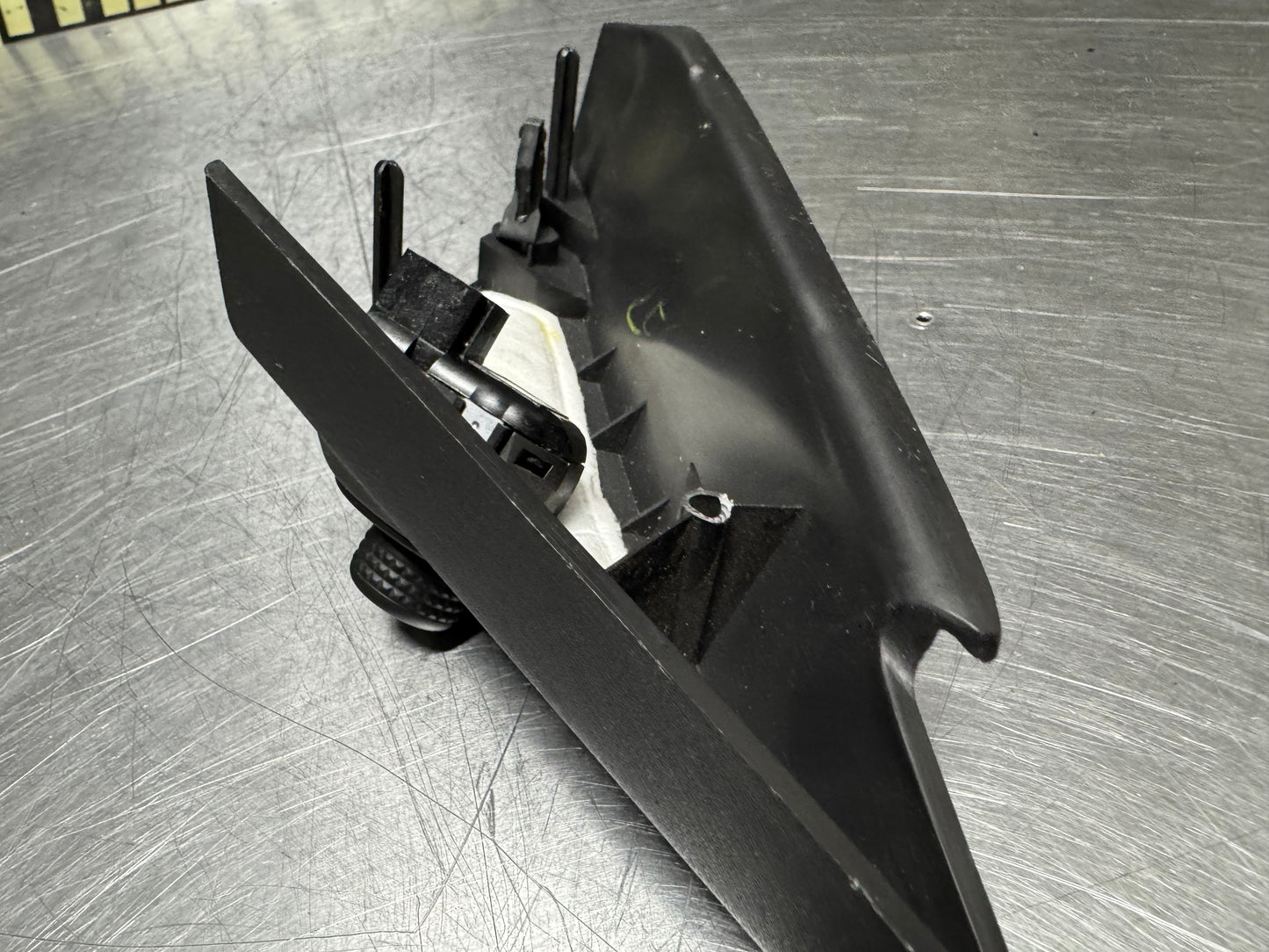 10-14 FORD MUSTANG GT LH DRIVER DOOR MIRROR TRIM COVER OEM #N773