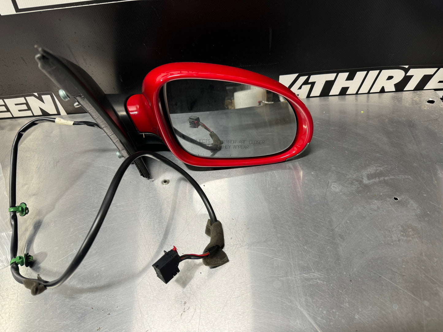 2006 VOLKSWAGON GTI 6 SPEED RH MIRROR RED USED OEM #L149