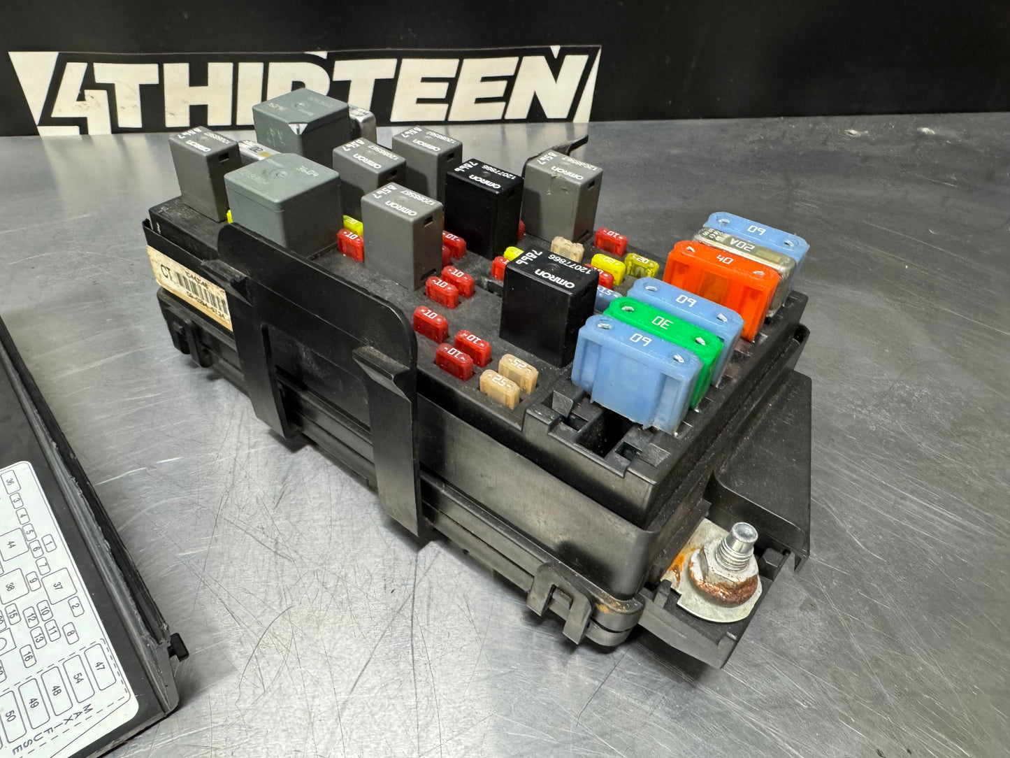 01-04 CORVETTE C5 INTERIOR FUSE RELAY BOX OEM 10443148 #L266