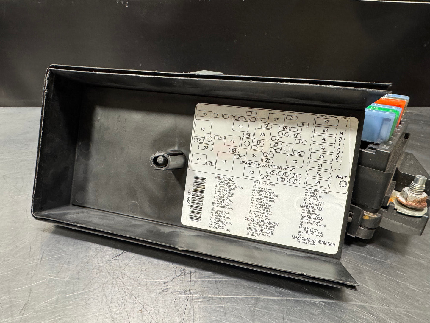01-04 CORVETTE C5 INTERIOR FUSE RELAY BOX OEM 10443148 #L266