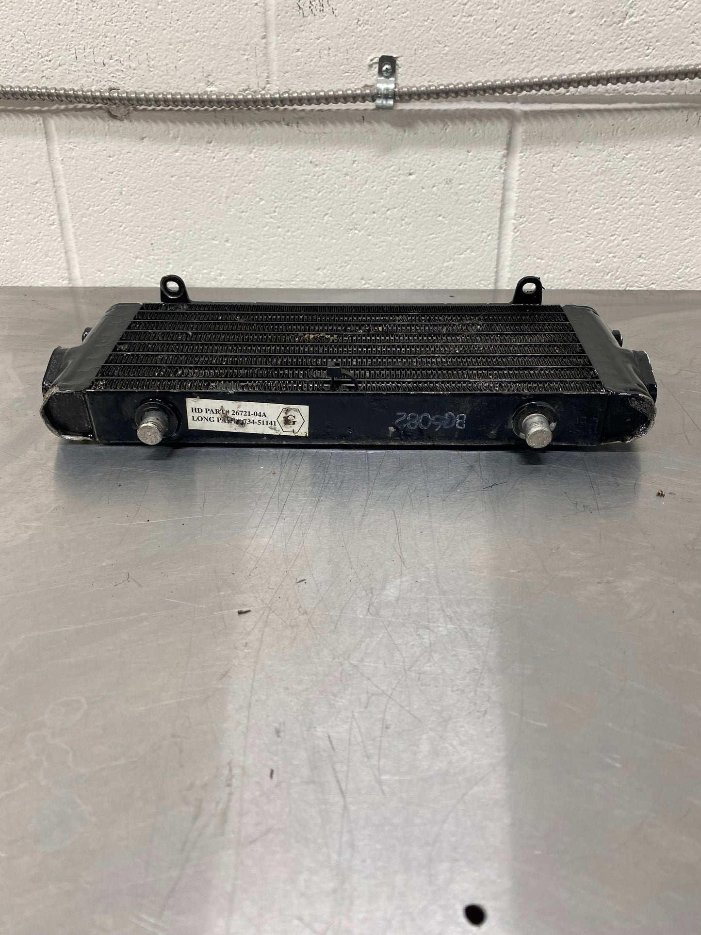2009 HARLEY VROD VRSCDX OEM OIL COOLER HD26721-04A #3