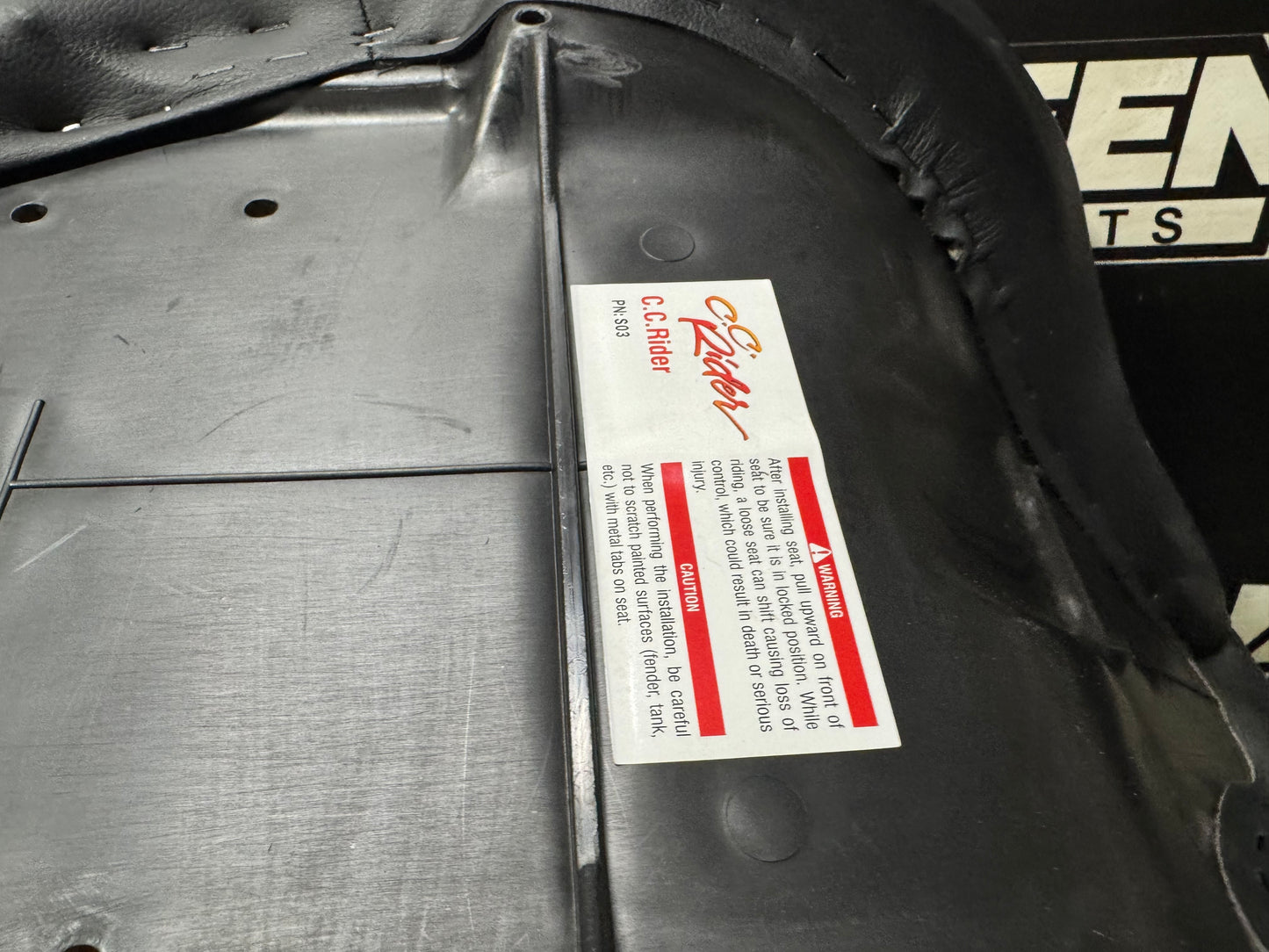 2010 HARLEY DAVIDSON STREET GLIDE C.C. RIDER SEAT S03 #N331
