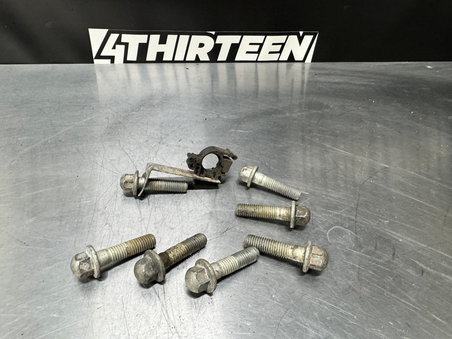 97-04 CORVETTE C5 FRONT TORQUE TUBE TO ENGINE BLOCK BOLTS AUTOMATIC OEM #L99