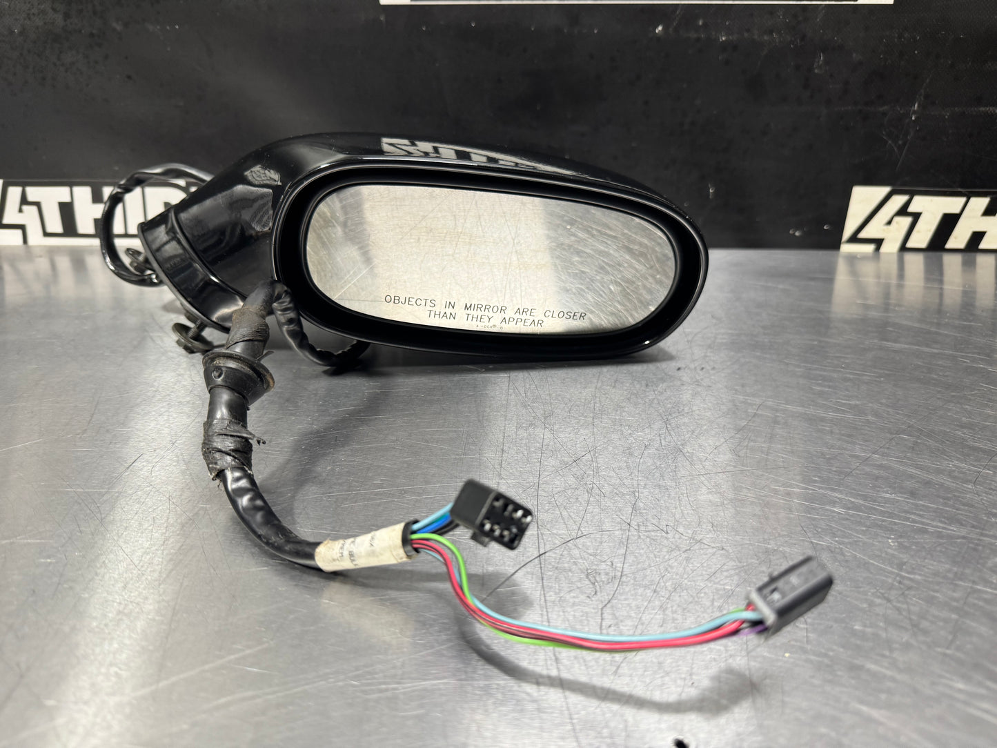 1997-2004 CORVETTE C5 RF PASSENGER MIRROR BLk OEM #L481