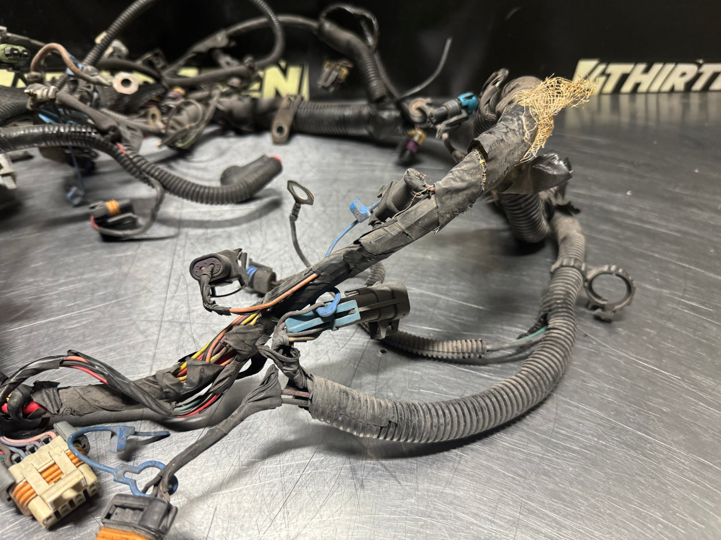 02 CAMARO SS LS1 AUTOMATIC ENGINE HARNESS OEM #N689