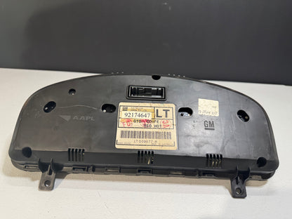04-06 PONTIAC GTO INSTRUMENT GAUGE CLUSTER RED 92174647 OEM #K10
