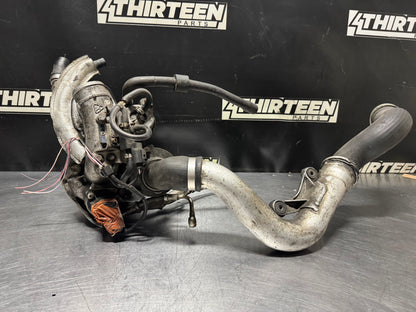 06-09 VOLKSWAGEN GOLF GTI EXHAUST MANIFOLD TURBO ASSEMBLY OEM #N506