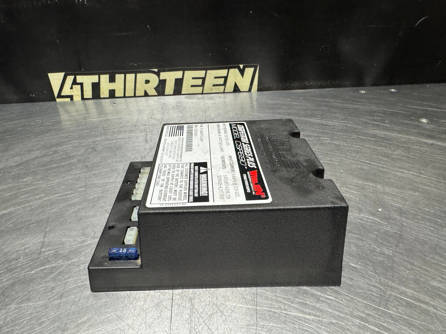 WHELEN COMPETITOR SERIES PLUS MODEL CSP690 STROBE POWER SUPPLY #N438
