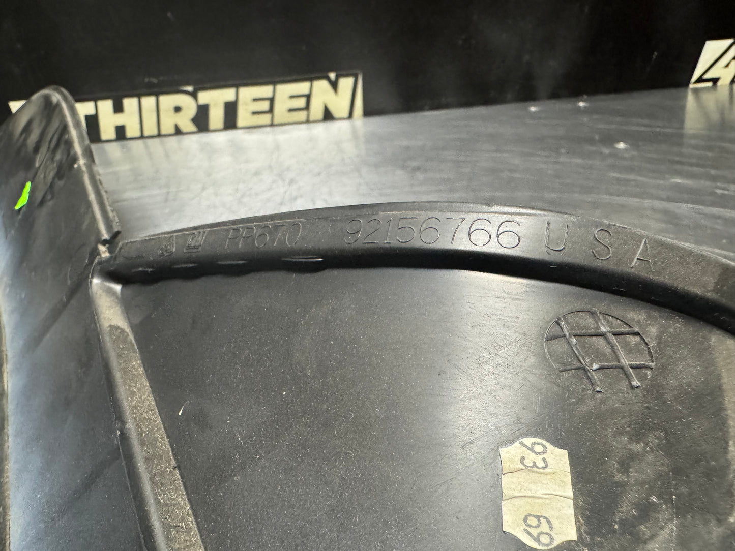 04-06 PONTIAC GTO RH BLK CONSOLE TRIM PANEL 92156766 OEM #N308