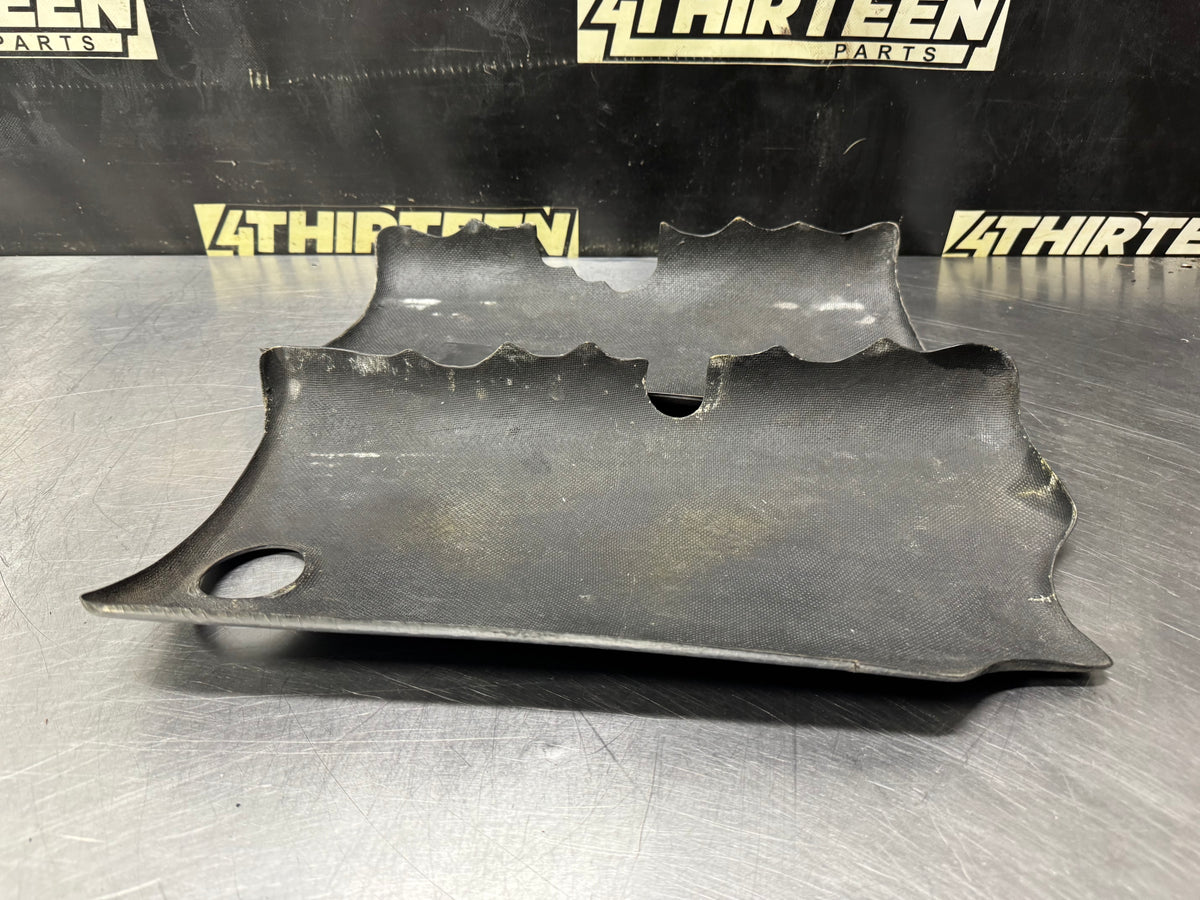 97-04 C5 CORVETTE ENGINE FUEL RAIL COVERS CARBON FIBER #N931