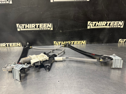 2015 FORD MUSTANG LH DRIVER SIDE WINDOW MOTOR REGULATOR ASSEMBLY OEM #V54