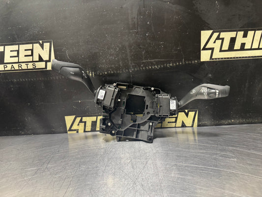 18-23 FORD MUSTANG GT STEERING COLUMN STALK BRACKET HOUSING WITH STALKS OEM #V23