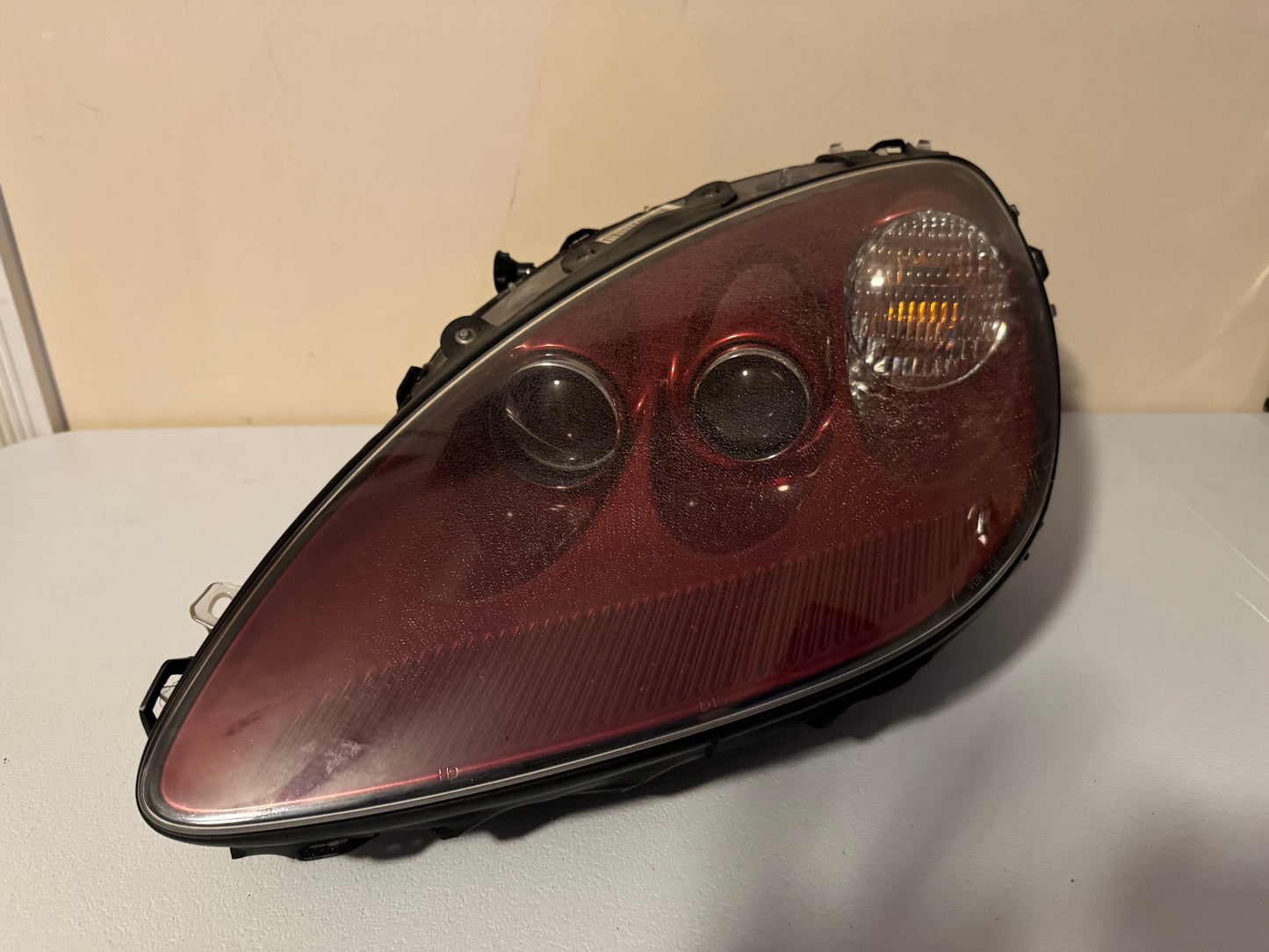 05-13 C6 CORVETTE MAGNETIC RED LH DRIVER SIDE HEADLIGHT OEM #K1