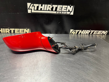 1997-2004 CORVETTE C5 LF DRIVER SIDE MIRROR TORCH RED OEM #N238
