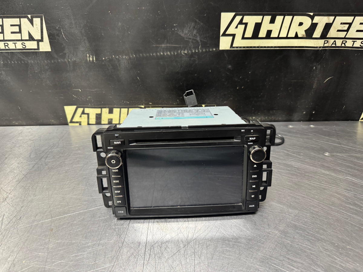 07-13 CHEVY SILVERADO AFTERMARKET TOUCHSCREEN RADIO #N933