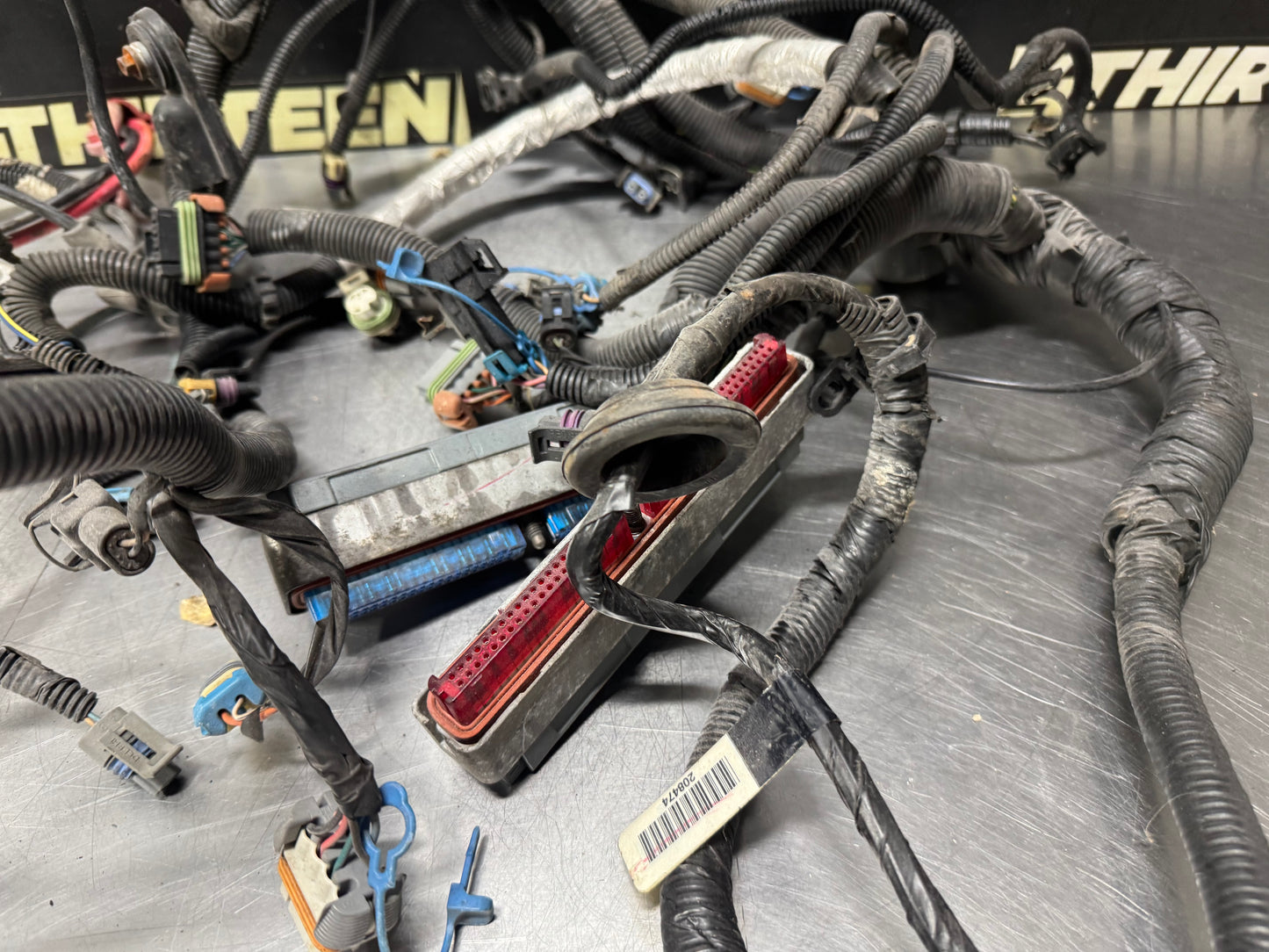2002 C5 CORVETTE LS1 AUTO ENGINE HARNESS OEM #N445
