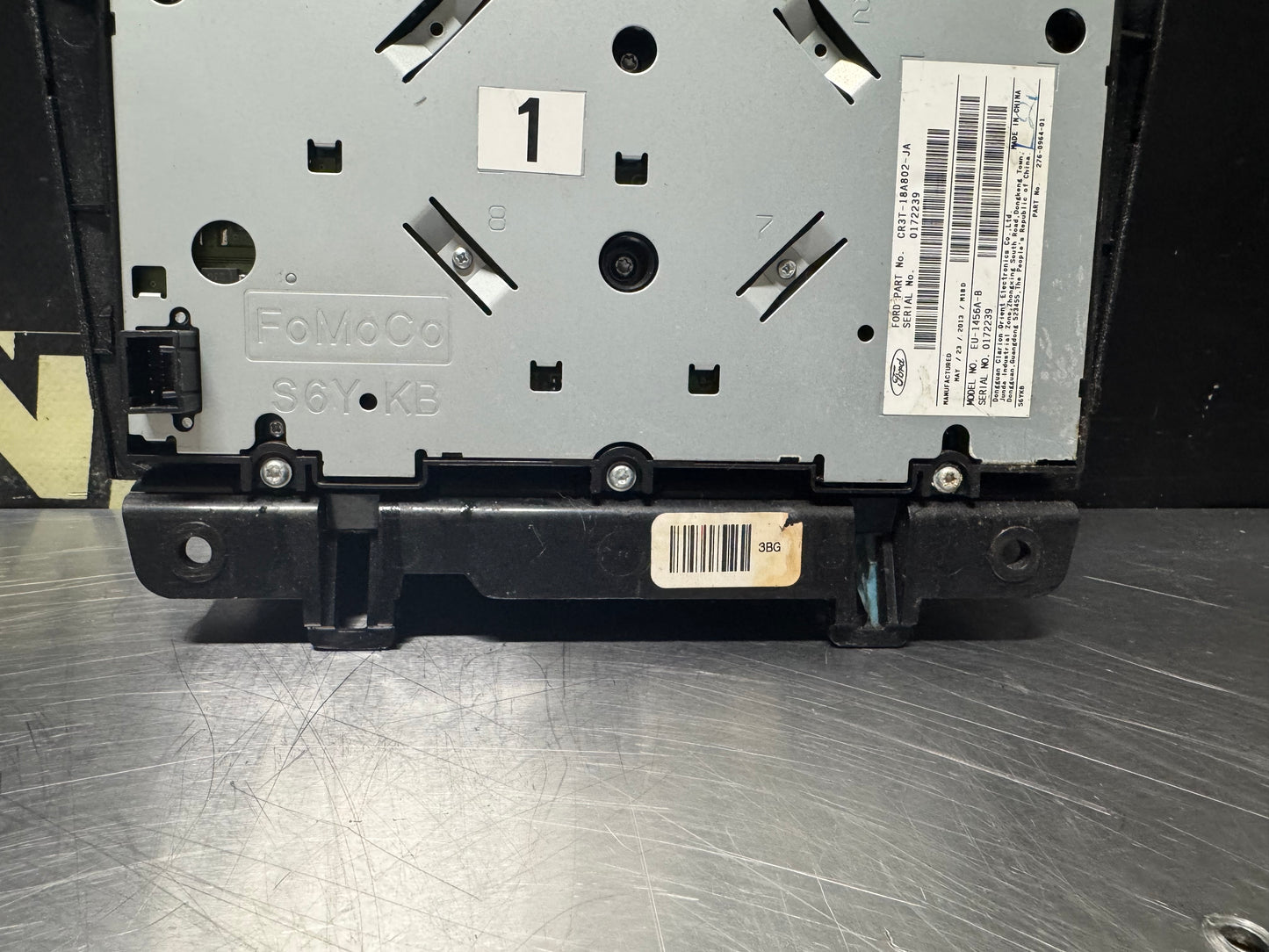 11-14 FORD MUSTANG RADIO TEMPERATURE CONTROL PANEL CR3T-18A802-JA OEM #N425