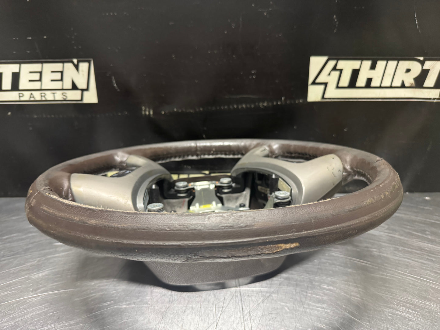 2010-2014 GMC YUKON DENALI HEATED WOODGRAIN STEERING WHEEL OEM 20779501 #N605