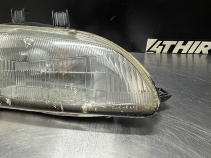 92-95 HONDA CIVIC COUPE/HATCHBACK RH PASSENGER STANLEY GLASS HEADLIGHT OEM #N211