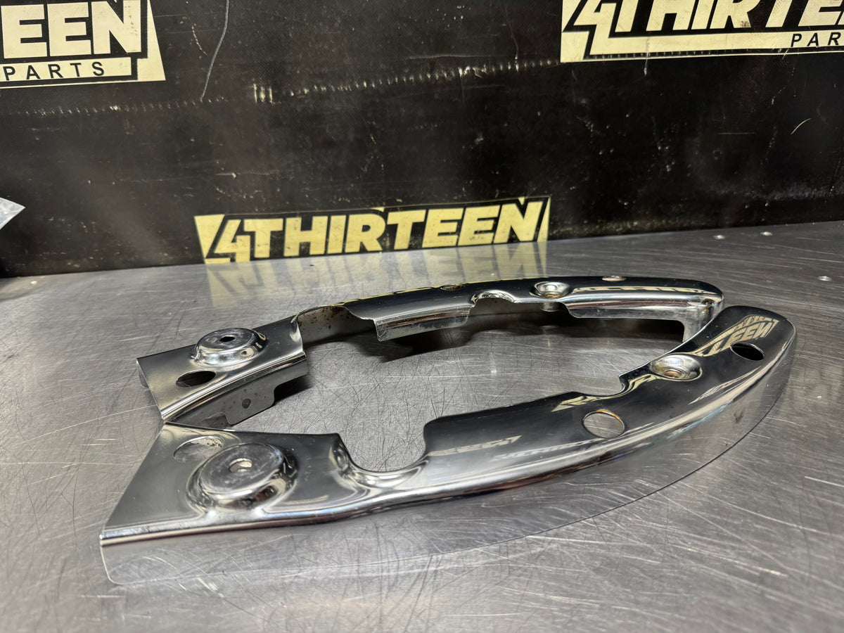 09-13 HARLEY TOURING  CHROME REAR FENDER STRUT COVERS OEM #X15