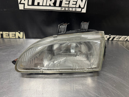 92-95 HONDA CIVIC COUPE/HATCHBACK LH DRIVER STANLEY GLASS HEADLIGHT OEM #N210