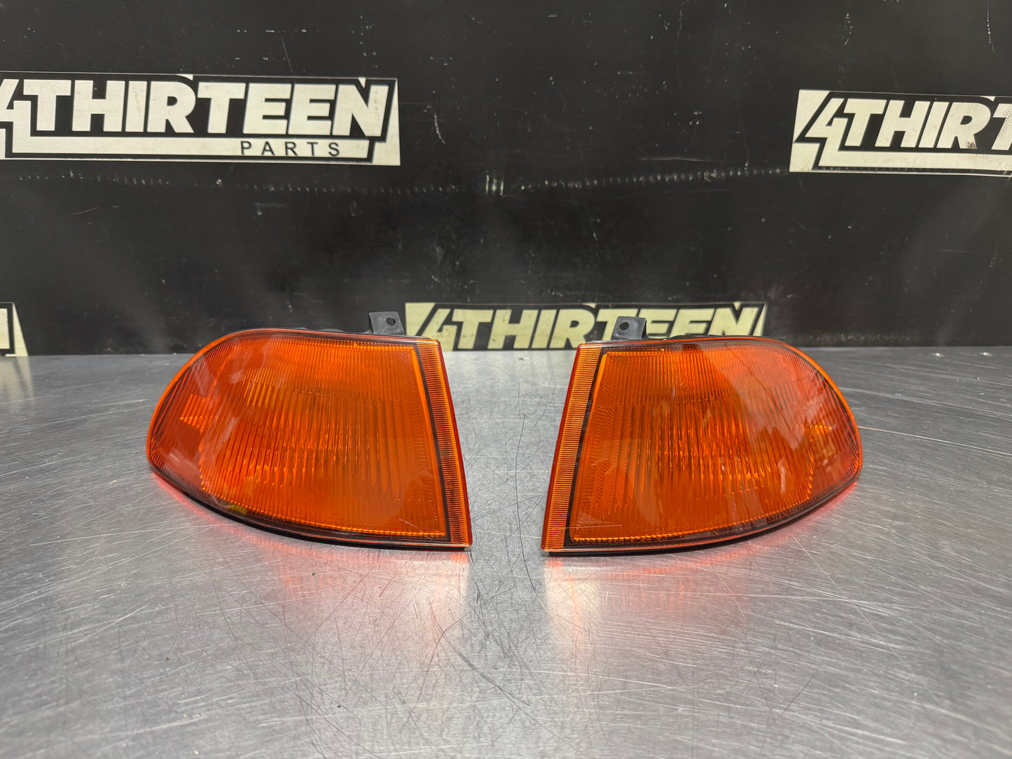 92-95 HONDA CIVC COUPE/HATCHBACK AMBER TURN SIGNAL CORNER LIGNTS #N659