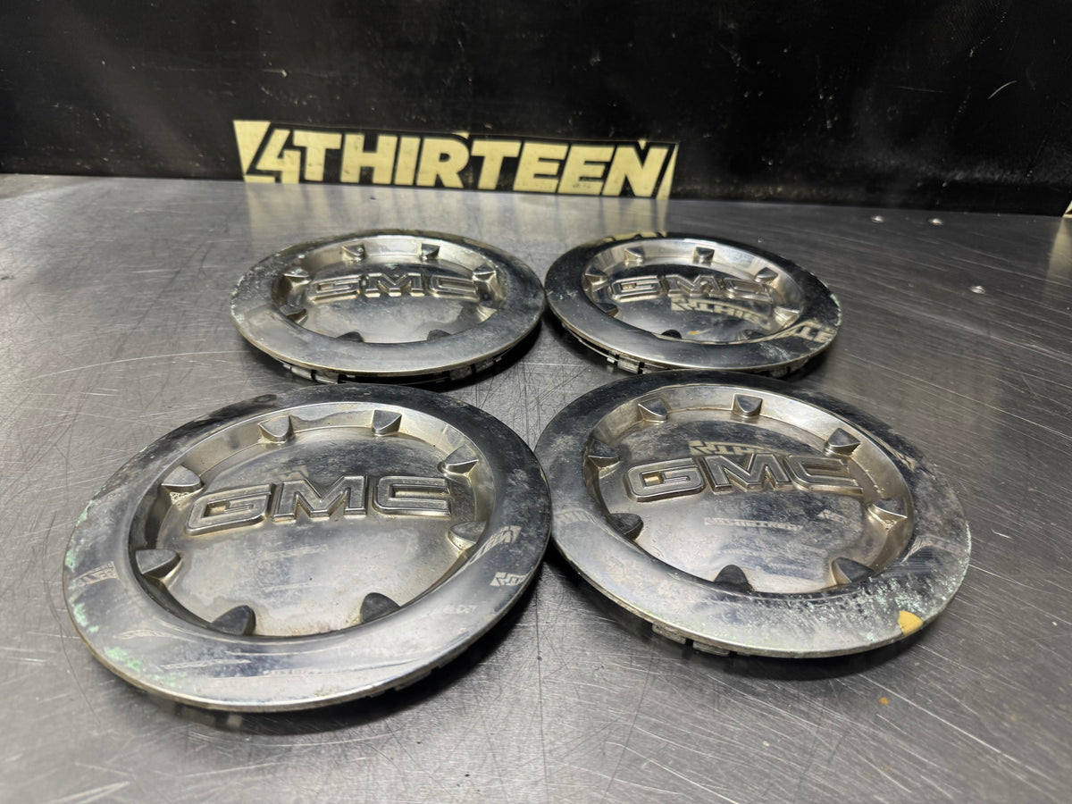 08-13 GMC SIERRA CENTER CAPS SET OF (4) 9596381 OEM #X13