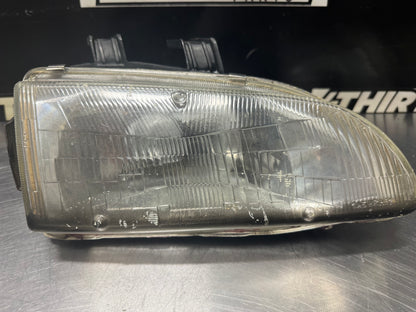 92-95 HONDA CIVIC COUPE/HATCHBACK RH PASSENGER STANLEY GLASS HEADLIGHT OEM #N211