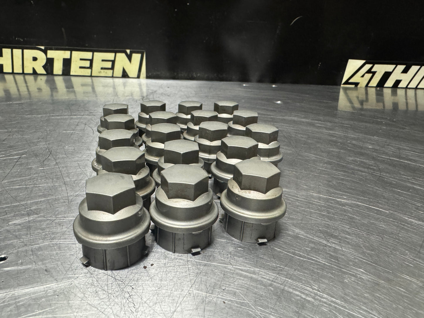 97-04 C5 CORVETTE LUG NUT COVERS SET OF 18 OEM #N460