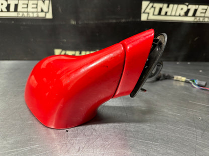 1997-2004 CORVETTE C5 LF DRIVER SIDE MIRROR TORCH RED #N738