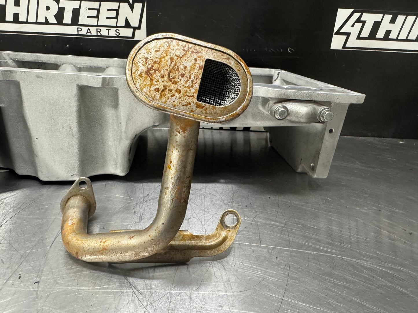 04-06 PONTIAC GTO OIL PAN LS1 LS2 OEM 5.7 6.0 FRONT SUMP OEM AND TRAY #L418