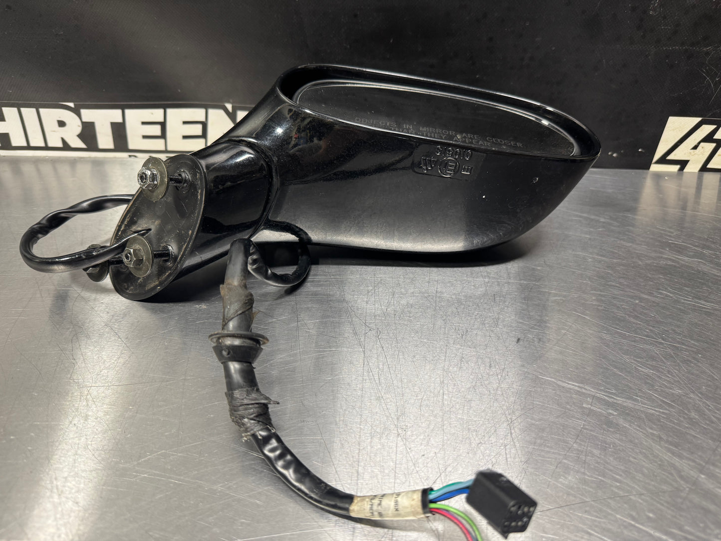 1997-2004 CORVETTE C5 RF PASSENGER MIRROR BLk OEM #L481