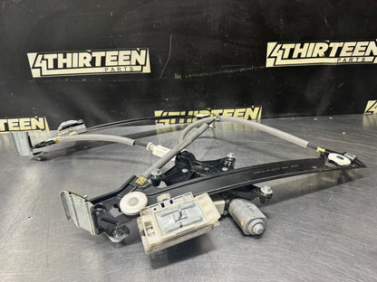 2015 FORD MUSTANG LH DRIVER SIDE WINDOW MOTOR REGULATOR ASSEMBLY OEM #V54