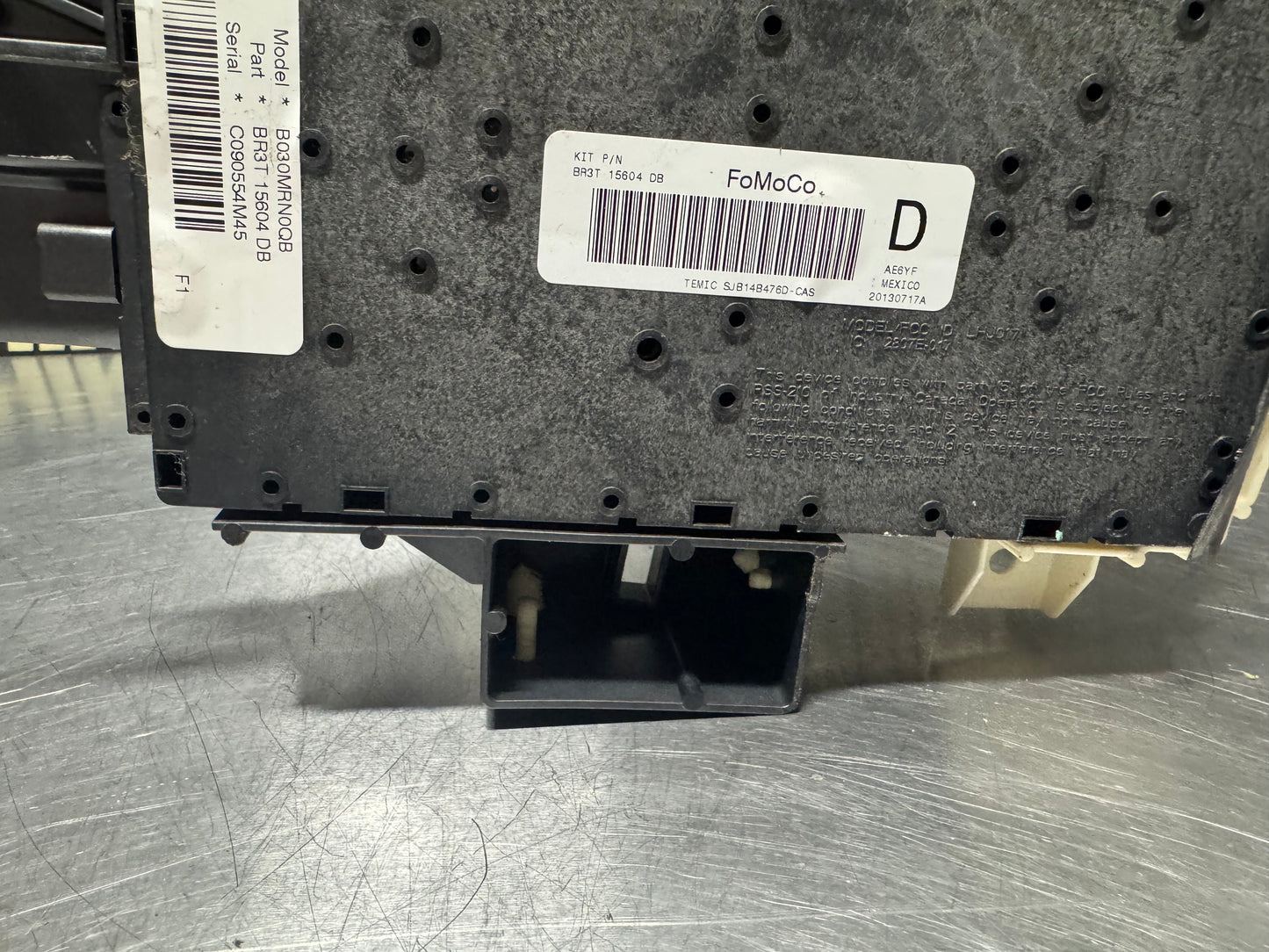 2014 FORD MUSTANG GT INTERIOR FUSE BOX BCM OEM BR3T-15604-DB #N421