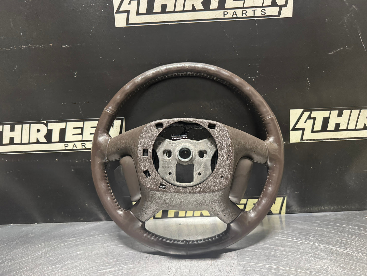2010-2014 GMC YUKON DENALI HEATED WOODGRAIN STEERING WHEEL OEM 20779501 #N605