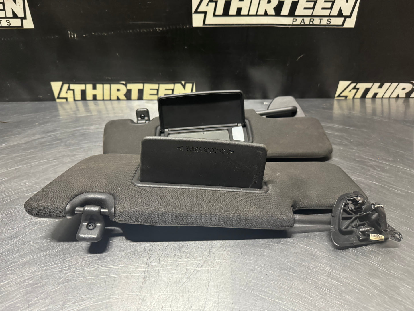 11-14 FORD MUSTANG SUN VISOR SET OEM #N426