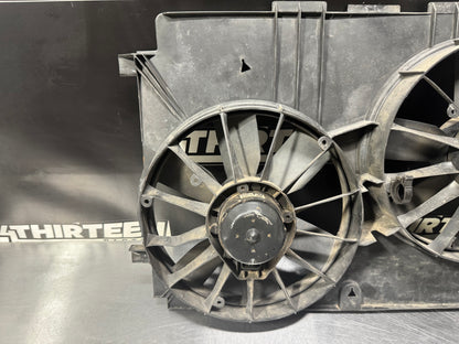 97-04 C5 CORVETTE DUAL RADIATOR FAN W/ SHROUD OEM #L490