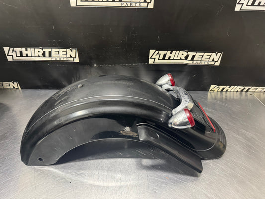 2010 HARLEY DAVIDSON STREET GLIDE REAR FENDER W/ LIGHTS OEM #N335