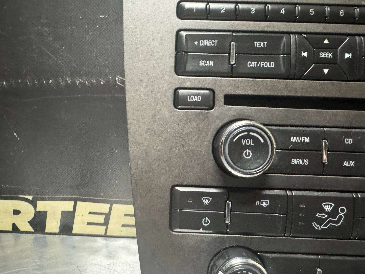 11-14 FORD MUSTANG RADIO TEMPERATURE CONTROL PANEL CR3T-18A802-JA OEM #N345