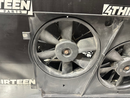 97-04 C5 CORVETTE DUAL RADIATOR FAN W/ SHROUD OEM #L491
