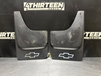 01-13 CHEVROLET SILVERADO REAR MUD FLAPS OEM #N567
