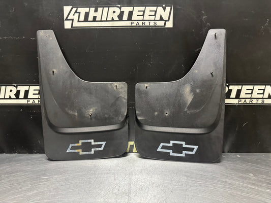 01-13 CHEVROLET SILVERADO REAR MUD FLAPS OEM #N567
