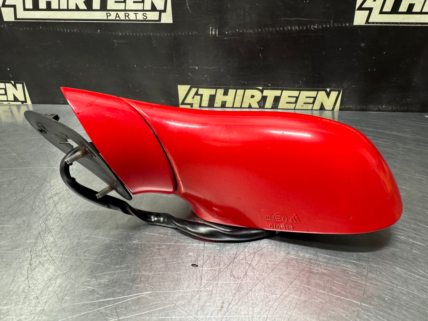 1997-2004 CORVETTE C5 LF DRIVER SIDE MIRROR TORCH RED #N738