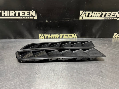 2013 FORD MUSTANG GT HOOD VENT LOUVERS PAIR BLCK OEM #N649