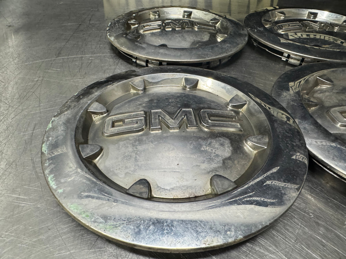 08-13 GMC SIERRA CENTER CAPS SET OF (4) 9596381 OEM #X13