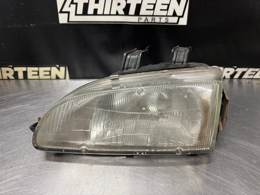 92-95 HONDA CIVIC COUPE/HATCHBACK LH DRIVER STANLEY GLASS HEADLIGHT OEM #N208