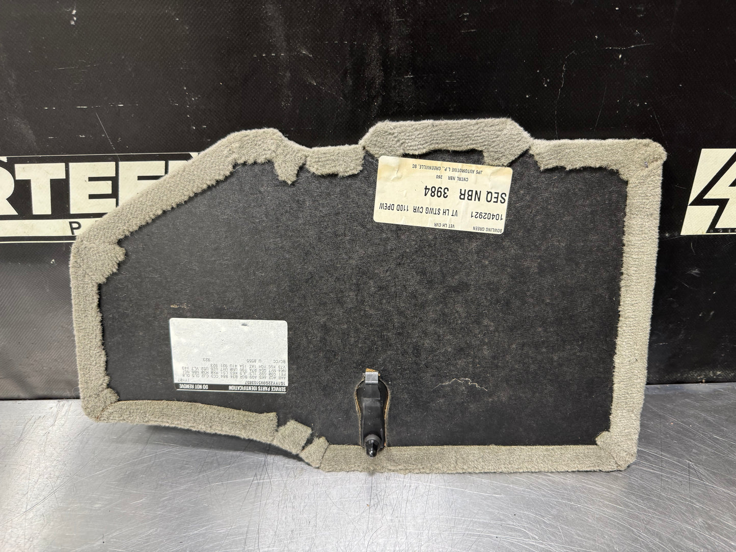 1997-2004 C5 CORVETTE REAR CARGO STORAGE COVER DRIVER SIDE #N723