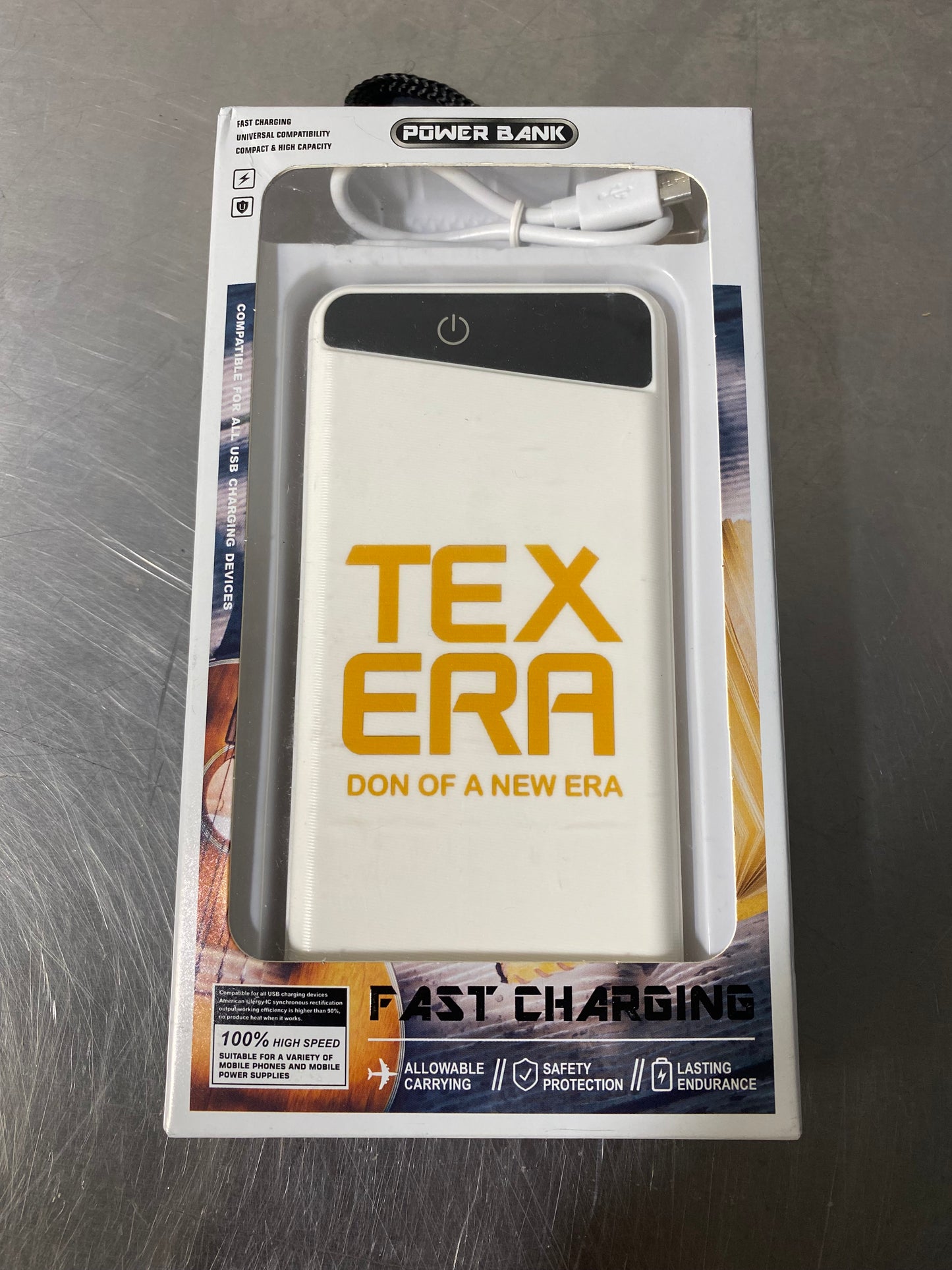 FAST CHARGING POWER BANK - YELLOW