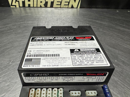 WHELEN COMPETITOR SERIES PLUS MODEL CSP690 STROBE POWER SUPPLY #N438